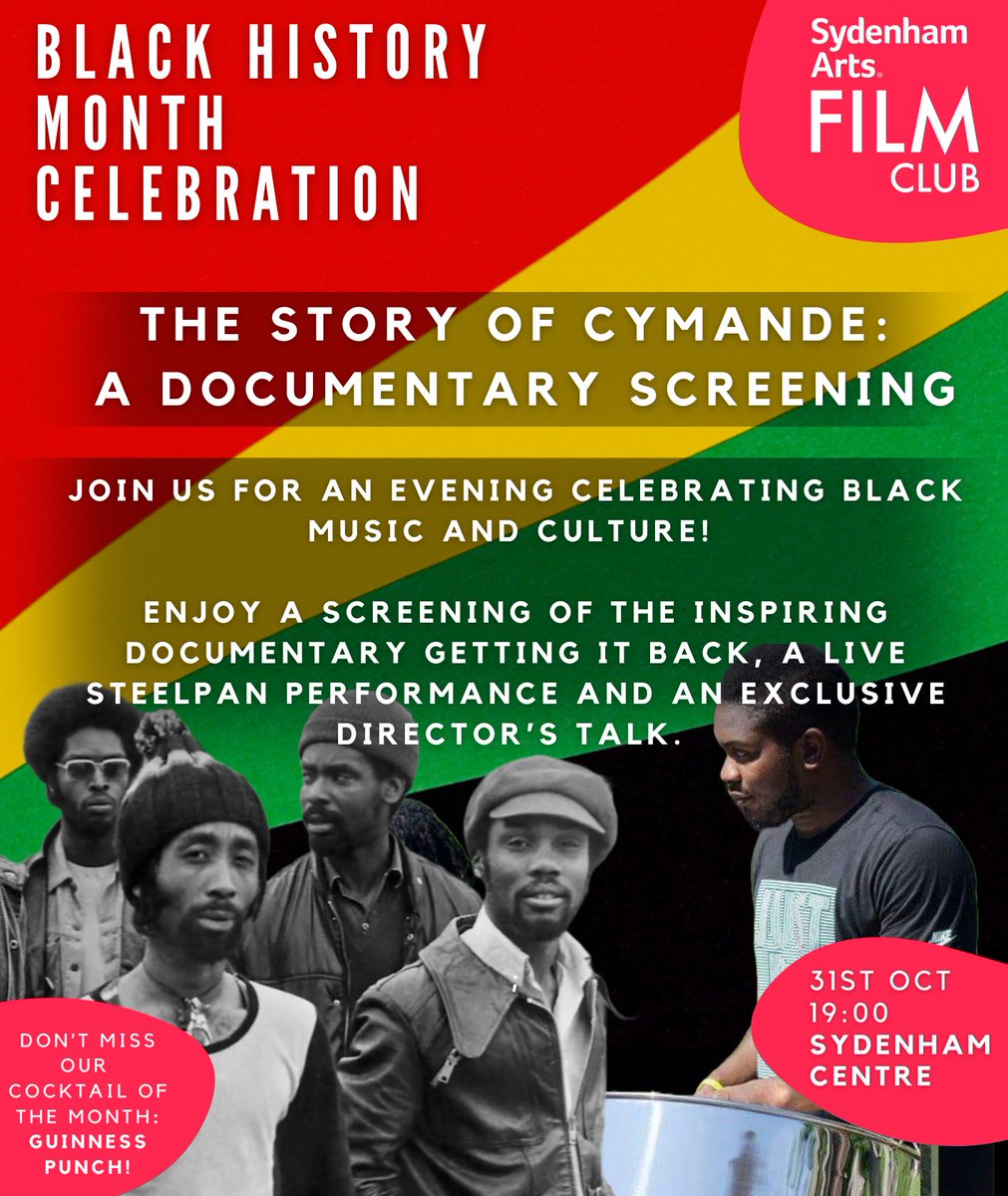 Sydenham Arts (@sydarts_) on Twitter photo Join us for an exciting event honoring music, film, and culture as we screen Getting It Back: The Story of Cymande. Don’t miss out! For more details and to reserve your spot, visit: sydenhamarts.co.uk/events/film-cy…
Film Club is Proudly sponsored by <a href="/propertyworld26/">propertyworld</a> Join us for an exciting event honoring music, film, and culture as we screen Getting It Back: The Story of Cymande. Don’t miss out! For more details and to reserve your spot, visit: sydenhamarts.co.uk/events/film-cy…
Film Club is Proudly sponsored by <a href="/propertyworld26/">propertyworld</a>
