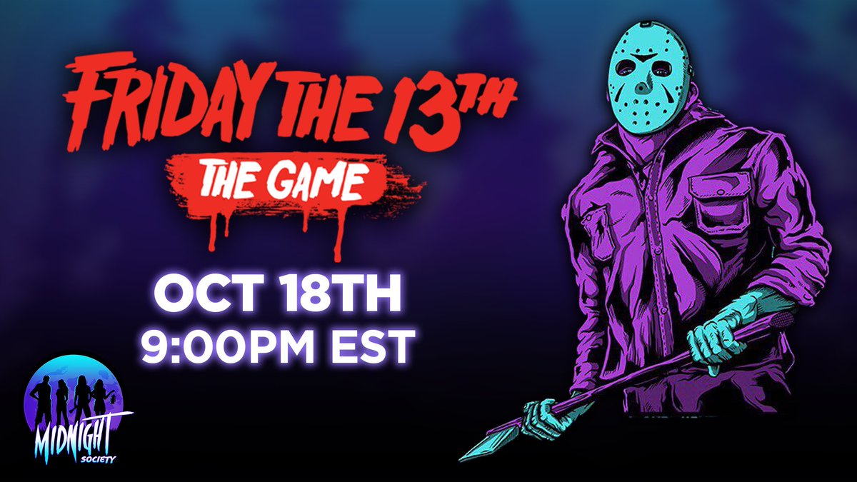 Jason’s on the loose! Which team member will escape… or accidentally run over their teammates? 😅 Find out tonight at 9 PM—tune in and catch the chaos live with some of your favorite players! 🔪
