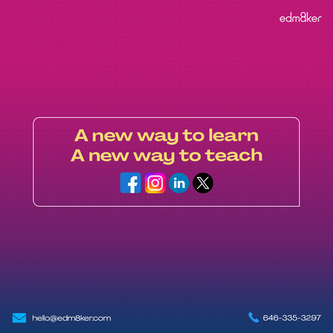 edm8ker's tweet photo. At #edm8ker, we partner with #teachers to turn classrooms into spaces where #students can create, build, and explore. 💡 Want practical ways to make #learning hands-on and fun? Let’s chat! 👇

Visit our website to learn more! 👉   https://t.co/gB4CGIexmt
#STEM #MakerEducation https://t.co/oR0G8Uyfd6