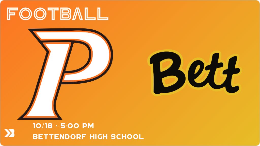 Football (Freshman) Game Day! - Check out the event preview for the The Prairie Hawks vs the Bettendorf Bulldogs. It starts at 5:00 PM and is at Bettendorf High School TouVelle Stadium. gobound.com/ia/ihsaa/footb…
