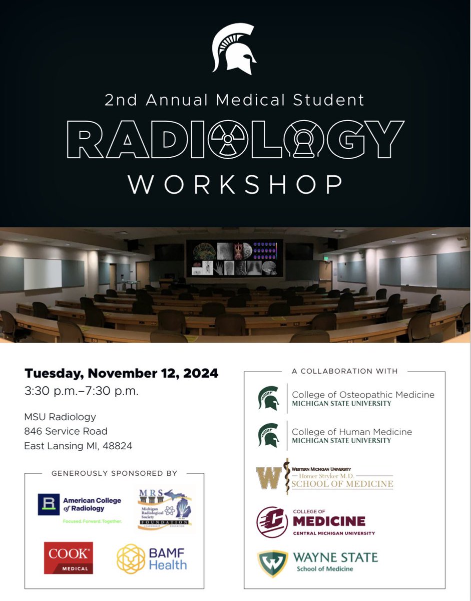 MSUCOM Radiology Interest Group tweet media