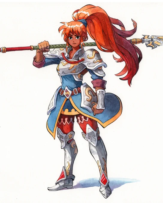 Pyra from Alterium Shift !Process pics in the following tweets  