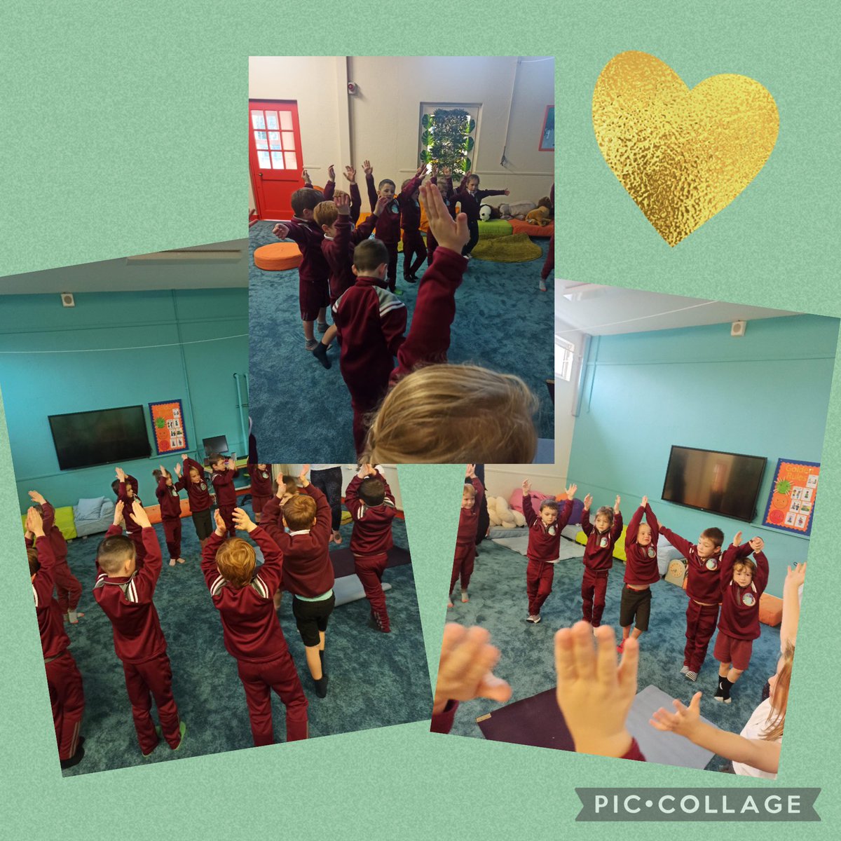 Not all physical activity needs to be frenetic. Today we welcomed Michelle Carter, well-being coach, courtesy of our PA. Each class was treated to a workshop of well-being, incorporating breathing, yoga poses and mindfulness. A lovely end to the week! <a href="/ActiveFlag/">Active School Flag</a>