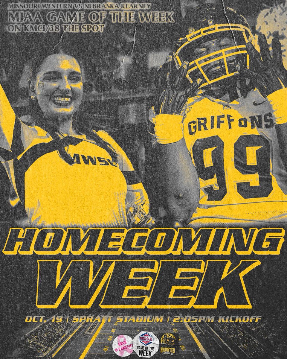 Back in Spratt. 🏟️

Homecoming. 🎉

MIAA Game of the Week. 📺

It doesn’t get any better than this. 🥳

#PaintItBlack🏴| #GriffUp🦅🦁