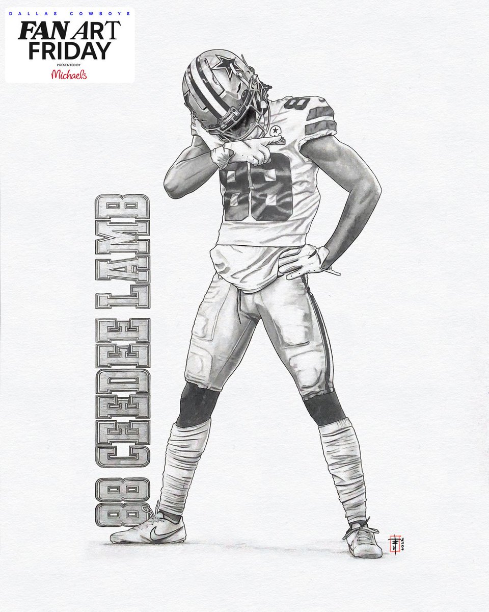 dallascowboys's tweet image. It's #FanArtFriday 🖼️

📬: submit your art here ➡️ bit.ly/3X1v2tX  

#DallasCowboys | @MichaelsStores