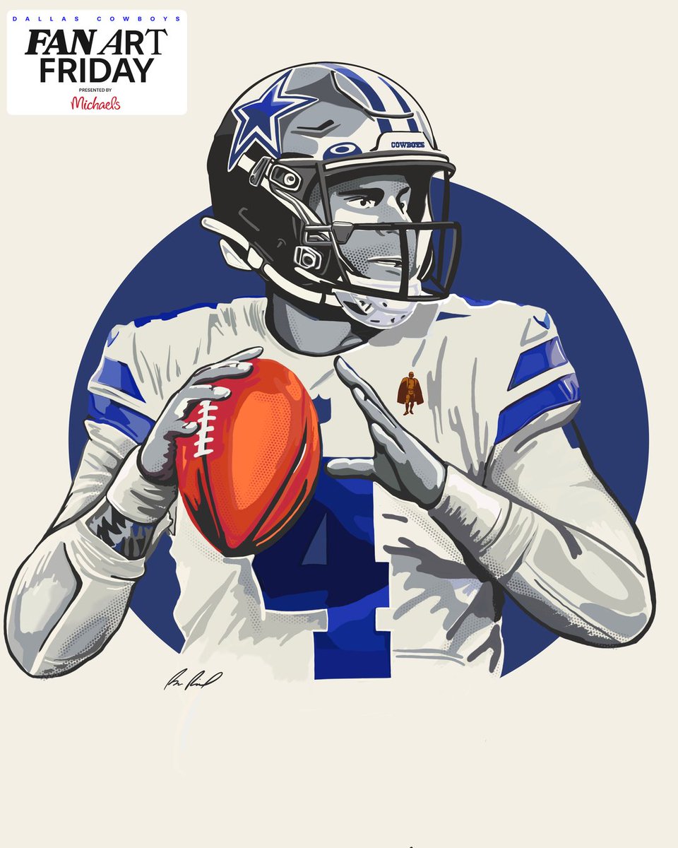dallascowboys's tweet image. It's #FanArtFriday 🖼️

📬: submit your art here ➡️ bit.ly/3X1v2tX  

#DallasCowboys | @MichaelsStores