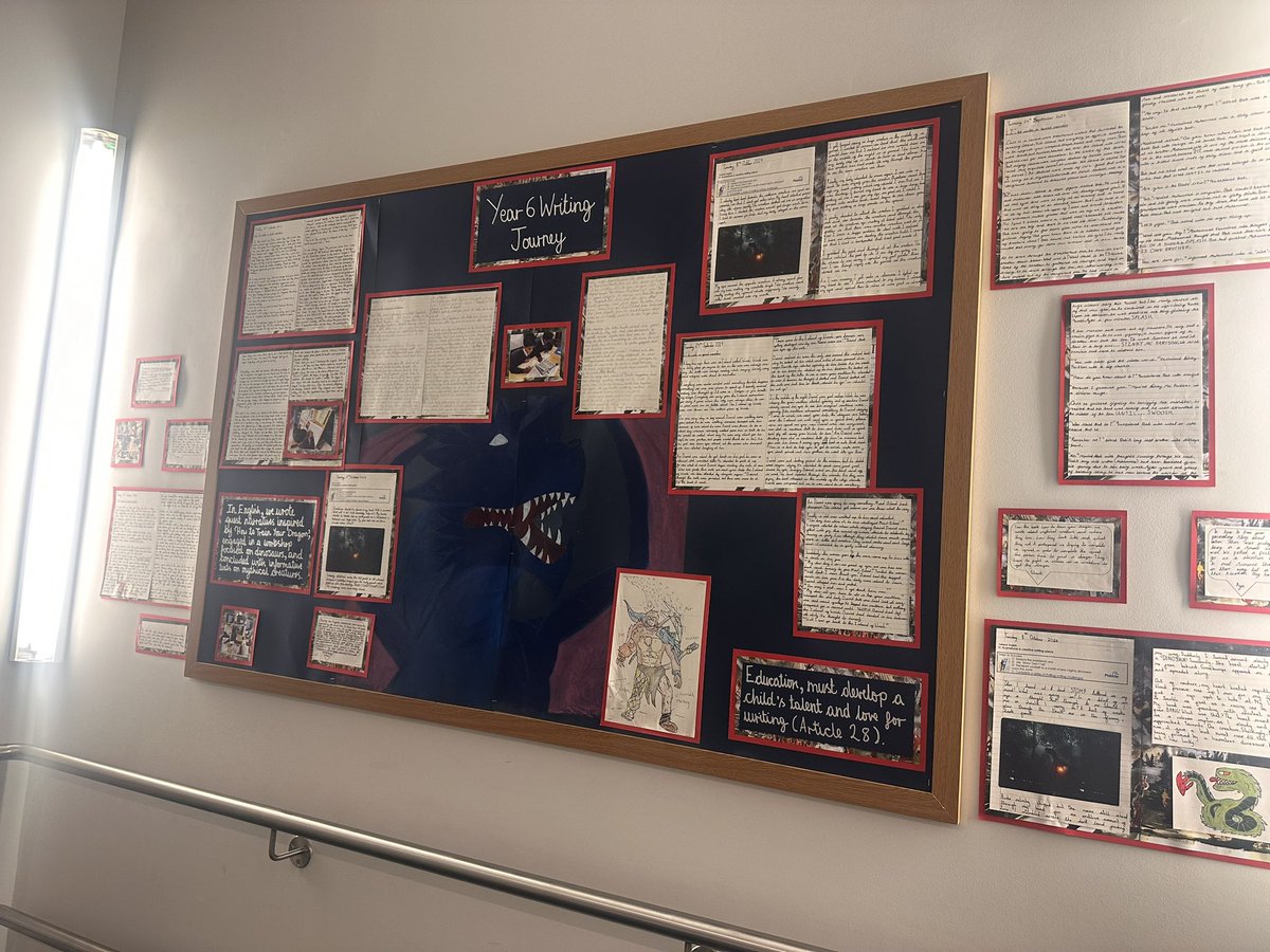 Our talented pupils at <a href="/WalthamstowPrim/">Walthamstow Primary Academy</a> have truly embraced their writing skills this term! Each classroom is buzzing with creativity, and our fantastic teachers have crafted some amazing displays to showcase the hard work and dedication of every pupil. 🌟<a href="/Mr_Hucknall/">Mr Hucknall</a> <a href="/ULPrimary/">United Curriculum - Primary</a>