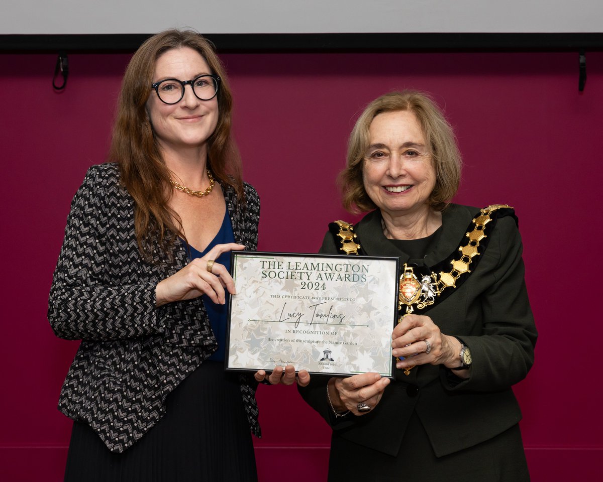 LeamCQDevelopment (@leamingtonspacq) on Twitter photo Fab to be recognised by @Leamingtonsoci1 for our redevelopment of The United Reform Church & Spencer Yard. James Brookes collected the award on behalf of <a href="/ComplexDP/">Complex Development Projects</a> Congrats to Pangea Sculpture Centre for the award for The Nanite Garden Spencer Yard #regeneration #leamington Fab to be recognised by @Leamingtonsoci1 for our redevelopment of The United Reform Church & Spencer Yard. James Brookes collected the award on behalf of <a href="/ComplexDP/">Complex Development Projects</a> Congrats to Pangea Sculpture Centre for the award for The Nanite Garden Spencer Yard #regeneration #leamington