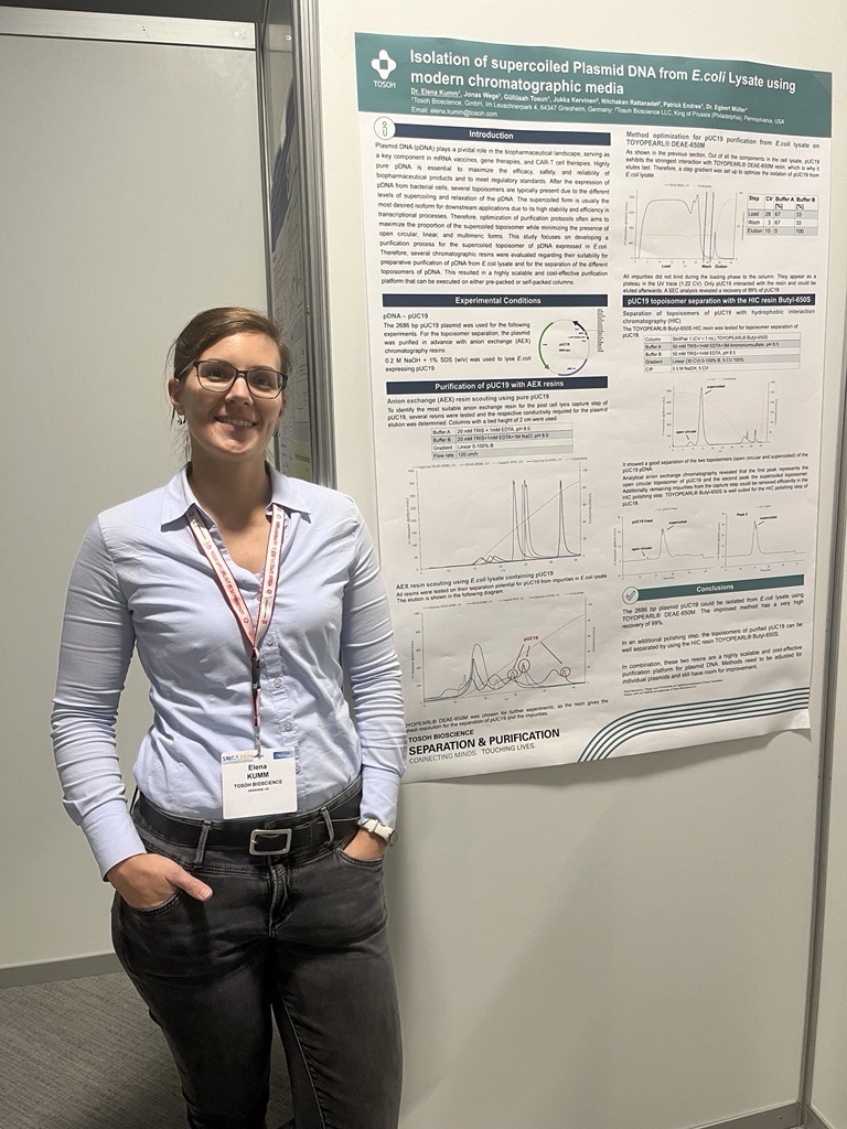 TosohBio's tweet image. Making a splash at #SPICA2024! 🎉

Thanks to all of the attendees who showed their support at our booth, Patrick Endres&apos;s talk, and Dr.-Ing. Carsten-René Arlt&apos;s &amp;amp; Dr. Elena Kumm&apos;s posters!

#ChromatographyExperts #ConnectingMindsTouchingLives