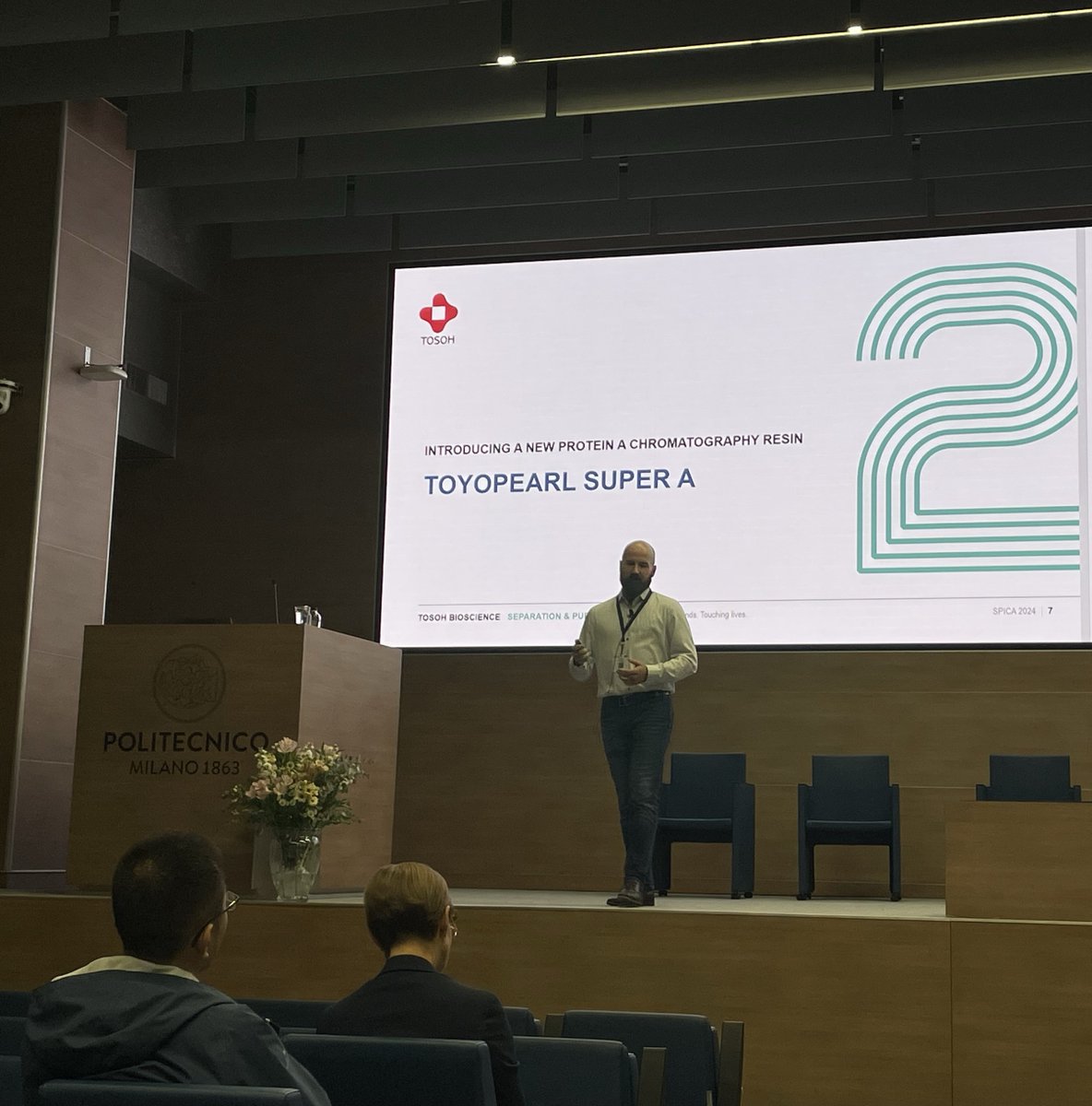 TosohBio's tweet image. Making a splash at #SPICA2024! 🎉

Thanks to all of the attendees who showed their support at our booth, Patrick Endres&apos;s talk, and Dr.-Ing. Carsten-René Arlt&apos;s &amp;amp; Dr. Elena Kumm&apos;s posters!

#ChromatographyExperts #ConnectingMindsTouchingLives