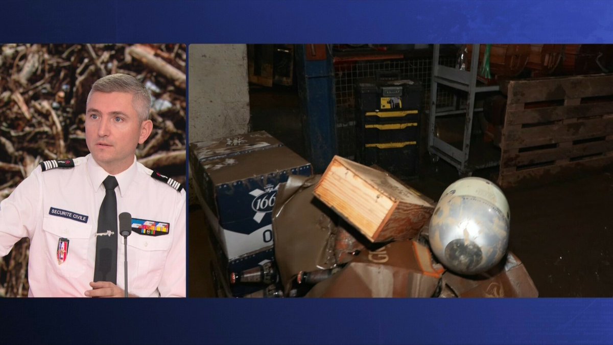 🔴 EN DIRECT
Inondations: "Nous sommes dans une phase où l'objectif est d'accélérer le retour à la normale", explique le colonel Alexandre Jouassard (Sécurité Civile)
l.bfmtv.com/DI8T