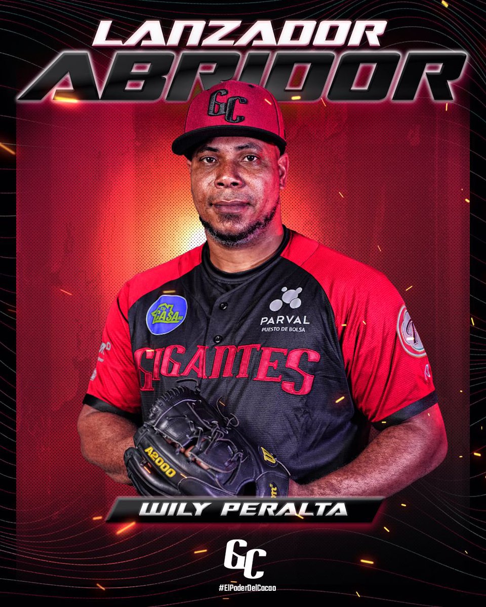 ¡El derecho Wily Peralta será el encargado de defender el establo desde el montículo! 🐎🤎

#ElPoderDelCacao