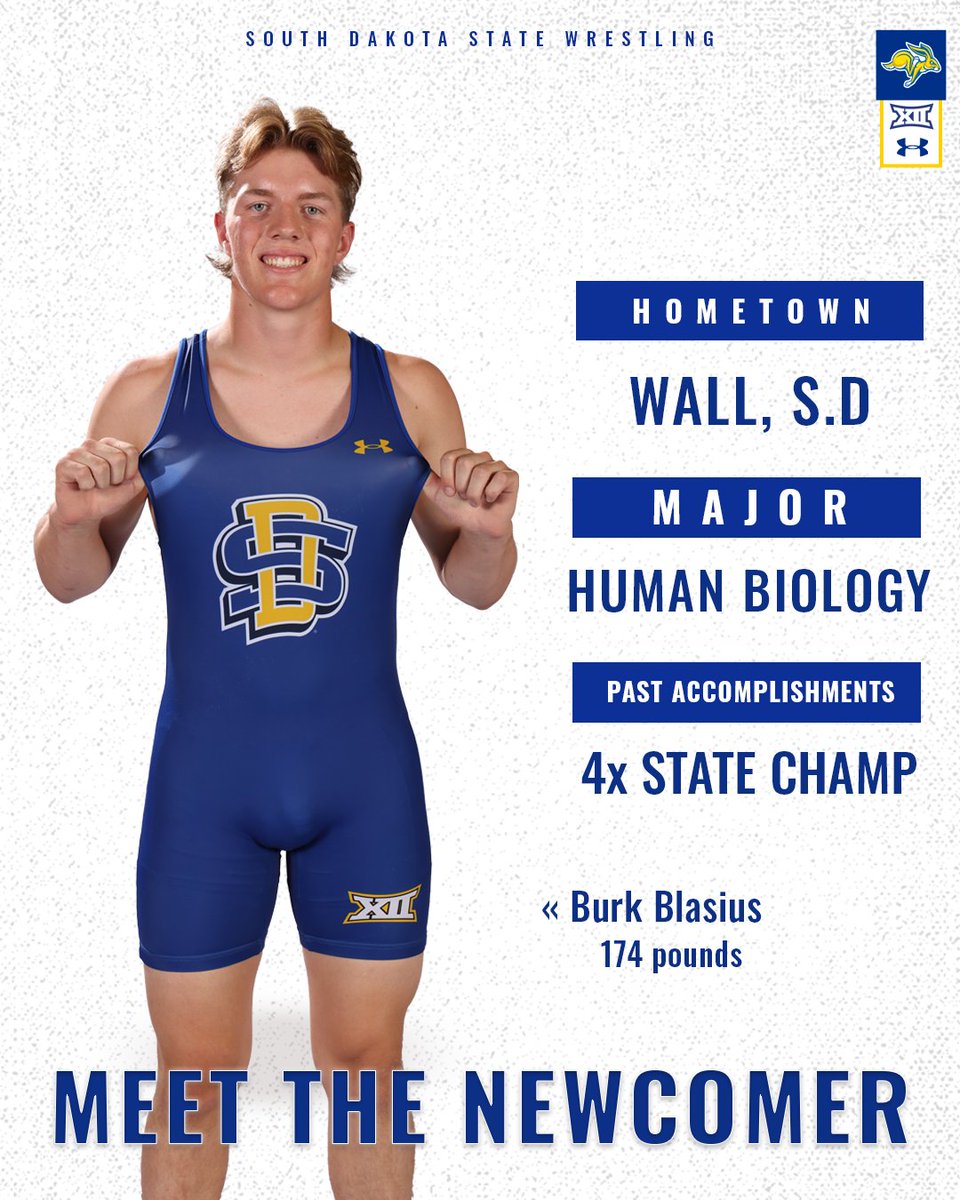 Happy Friday Jackrabbit Nation! It's time to meet the newest members of the squad, first up South Dakota's own Burk Blasius❕@burkblasius11

#GetJacked x #GoJacks🐰