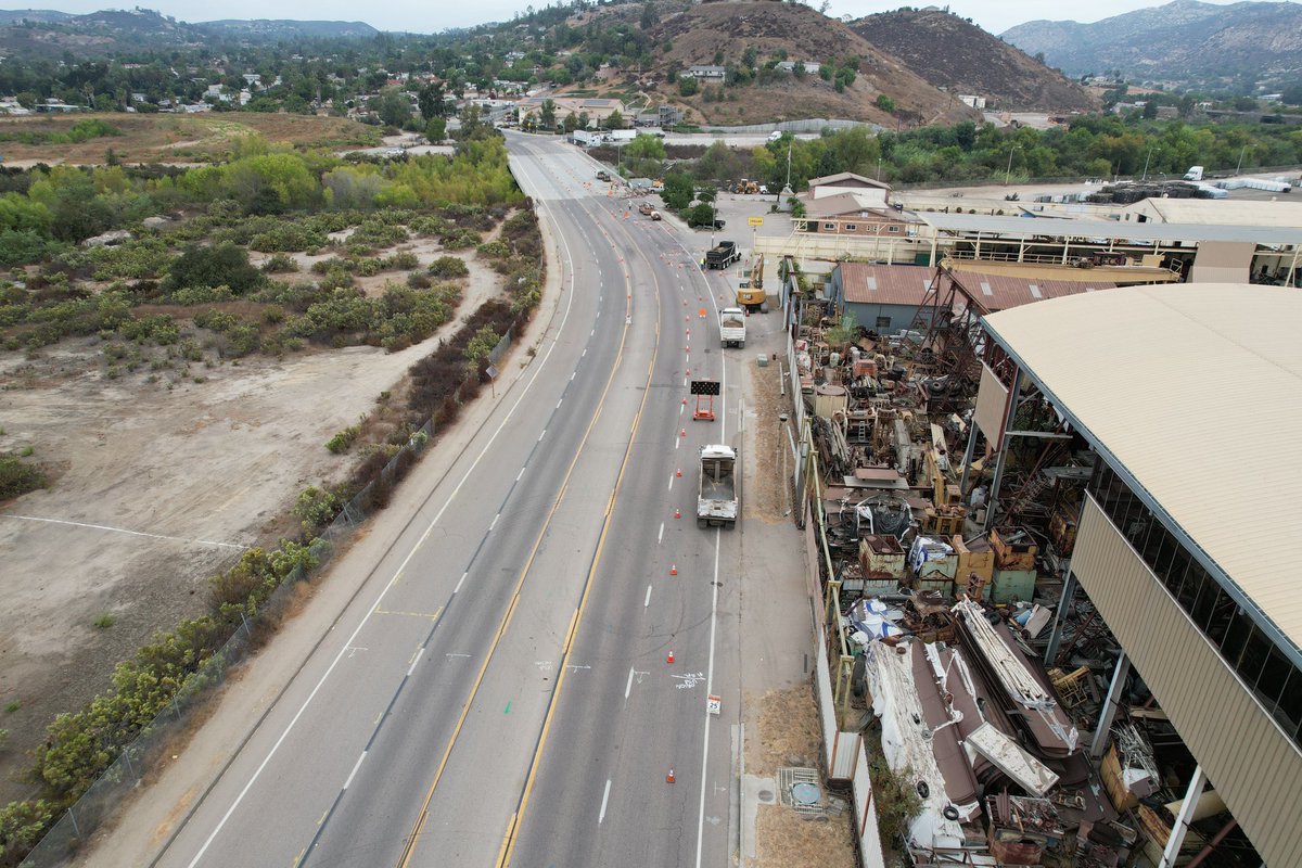 UPDATE: Pipeline construction is in full swing just west of State Route 67 with our team working south of the Channel Road Bridge in #Lakeside. This purified water pipeline work will continue onto Mapleview Street in the weeks to come. #EastCountyAWP