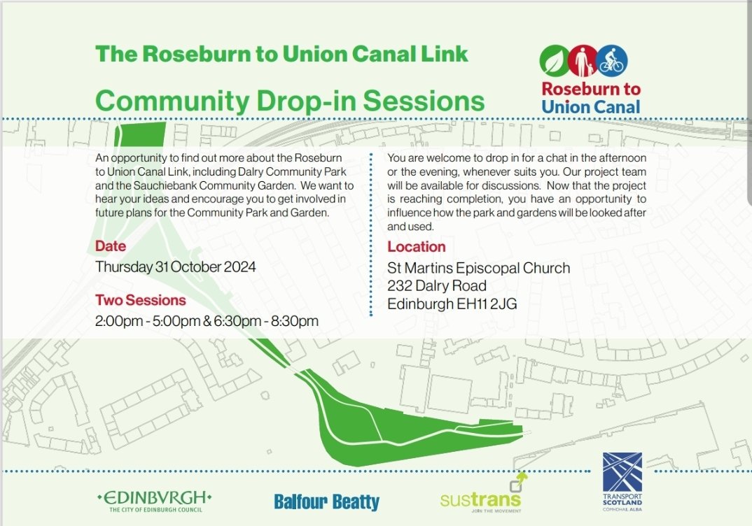 Roseburn Cycle Route tweet media