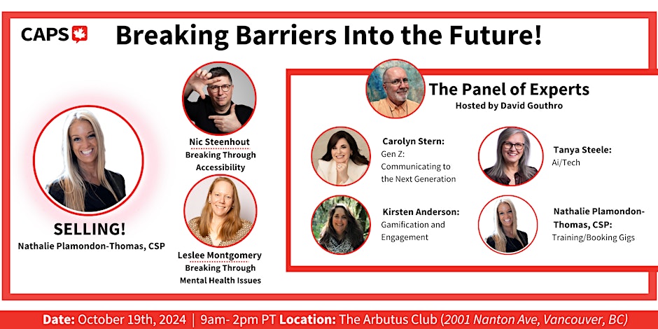 ei_experience's tweet photo. ✨ Exciting news! Join our CEO, @carolynstern this Saturday at Breaking Barriers Into the Future with @cdnspeakers. Carolyn will share how #EmotionalIntelligence can transform relationships &amp; communication across generations. Don’t miss out—register here: https://t.co/cbQemif2nb https://t.co/2fC5XcQqdj