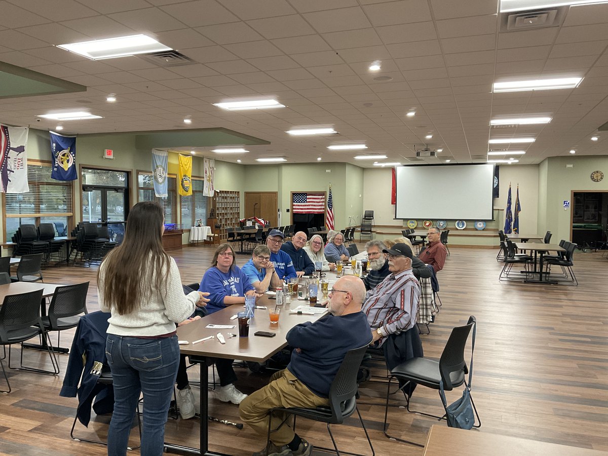 AndiRichWI's tweet image. Heartfelt thanks to Lincoln County Dems for last night&apos;s amazing Dems Dine Out in Merrill! Great food, even better company. Elizabeth McCrank and I were energized by the passion of everyone there. Special thanks to Melissa Schroeder - your leadership inspires us all! #AndiForWI