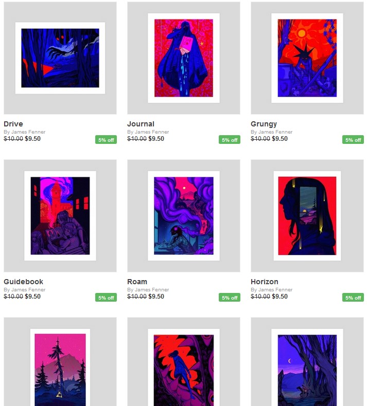 JMFenner91's tweet photo. There's 5$ shipping worldwide today on INPRNT. I still need to raise just a little bit more for my surgery next month! ♥ https://t.co/VfwxPeWJxj