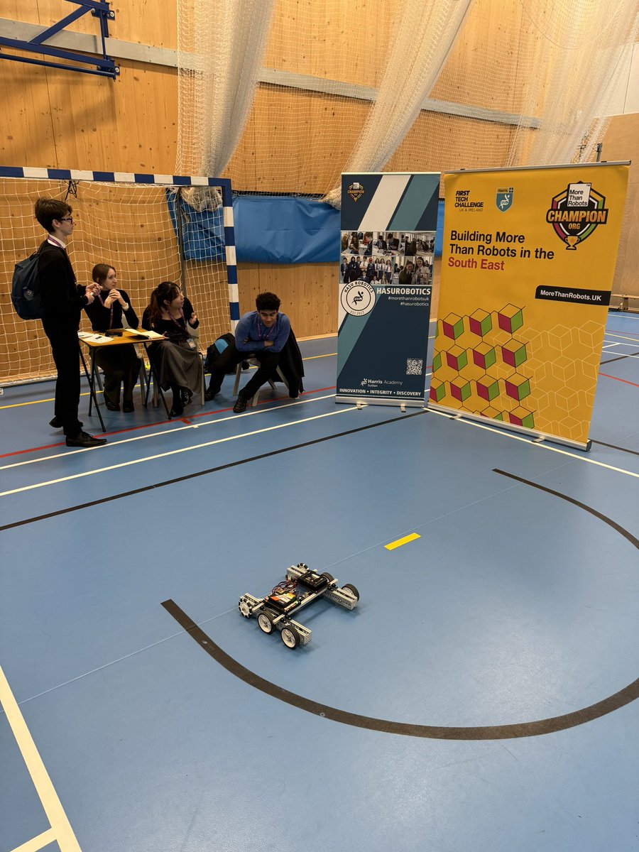 HASUrobotics's tweet photo. HASU Robotics at the @HASU6_Sutton @HarrisSutton1 societies fair today. Sign up and join the movement! #morethanrobotsuk @FTC_UK https://t.co/KblilQ0sof