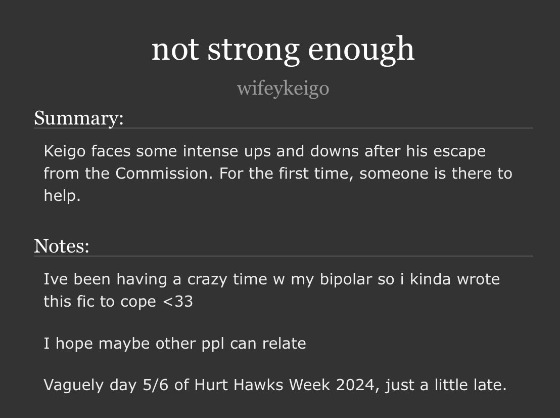 wifeykeigo's tweet photo. kind of a late #HurtHawksWeek2024 :3 sorryyyy 

https://t.co/z1SvFIkD8p https://t.co/UOhTGpa1zc