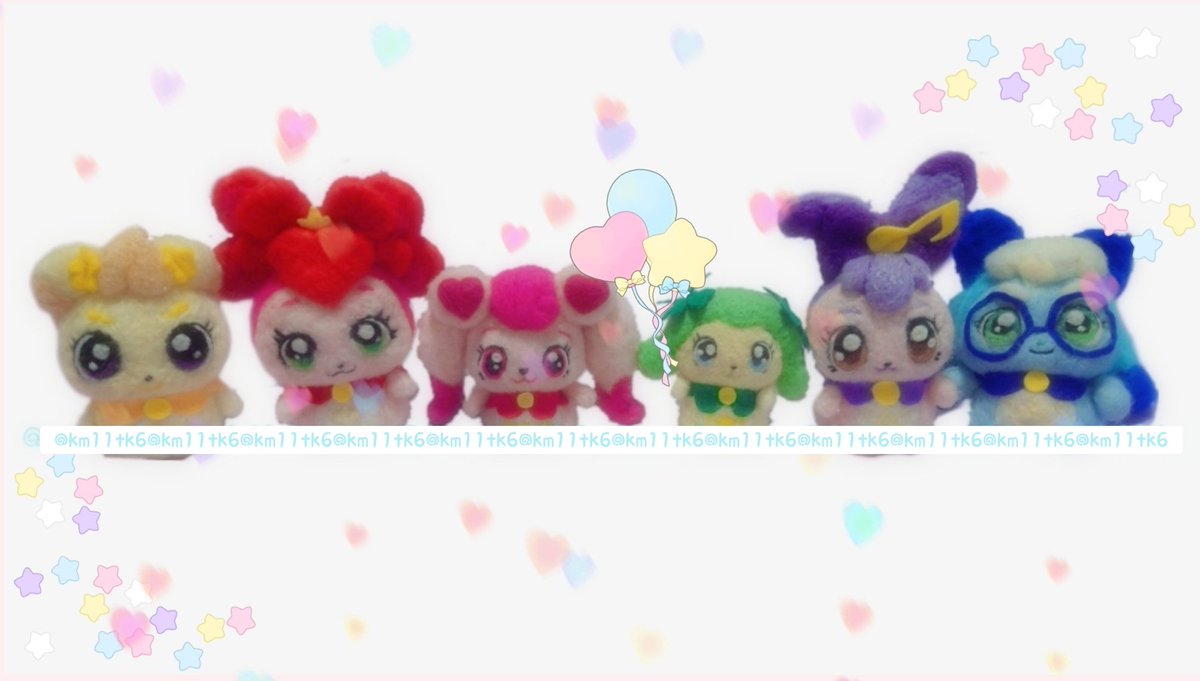 ちゃぴん様✩専用 羊毛フェルト 大好きなティニピンちゃんたちを羊毛フェルトで作ってみた