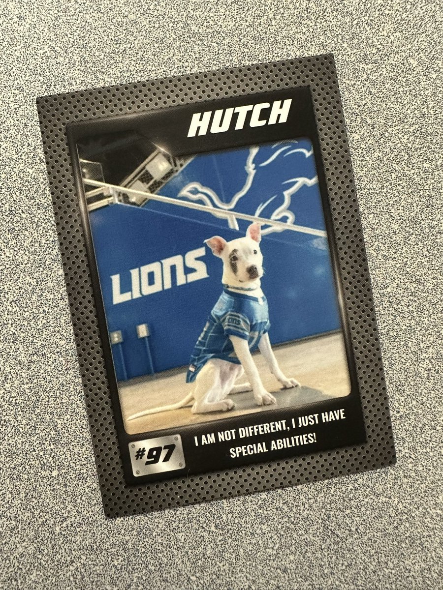 It was a pleasure to meet #Hutch today.  He put a smile on a lot of faces. Check out his story here  instagram.com/hutchtherescue… #rescuedogs <a href="/Lions/">Detroit Lions</a> <a href="/NFL/">NFL</a>