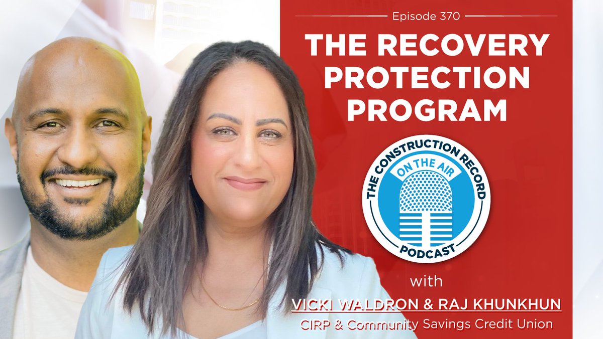 The Construction Record Podcast :tm: (@tcr_cast) on Twitter photo On the latest <a href="/TCR_Cast/">The Construction Record Podcast :tm:</a>, @JOC_Frey speaks with <a href="/CIRP_BC/">Construction Industry Rehab Plan</a> executive director Vicki Waldron and <a href="/ComSavings/">Community Savings Credit Union</a> vice-president of strategic partnerships Raj Khunkhun about the Recovery Protection Program.
theconstructionrecord.libsyn.com/the-constructi… On the latest <a href="/TCR_Cast/">The Construction Record Podcast :tm:</a>, @JOC_Frey speaks with <a href="/CIRP_BC/">Construction Industry Rehab Plan</a> executive director Vicki Waldron and <a href="/ComSavings/">Community Savings Credit Union</a> vice-president of strategic partnerships Raj Khunkhun about the Recovery Protection Program.
theconstructionrecord.libsyn.com/the-constructi…