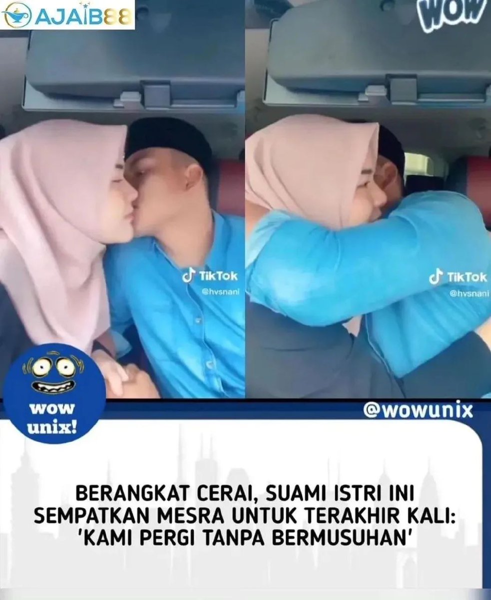 RelieveNews's tweet image. Moment haru, suami istri ini sebelum bercer*i bermesra dulu!

A Thread
