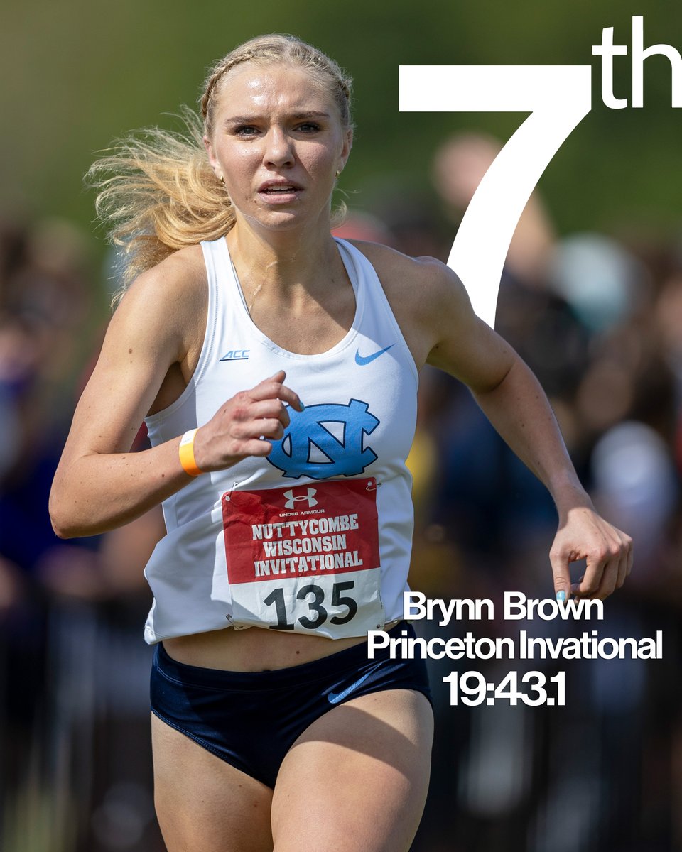 Brynn extends her streak of being the top Tar Heel finisher to 3⃣

#GoHeels