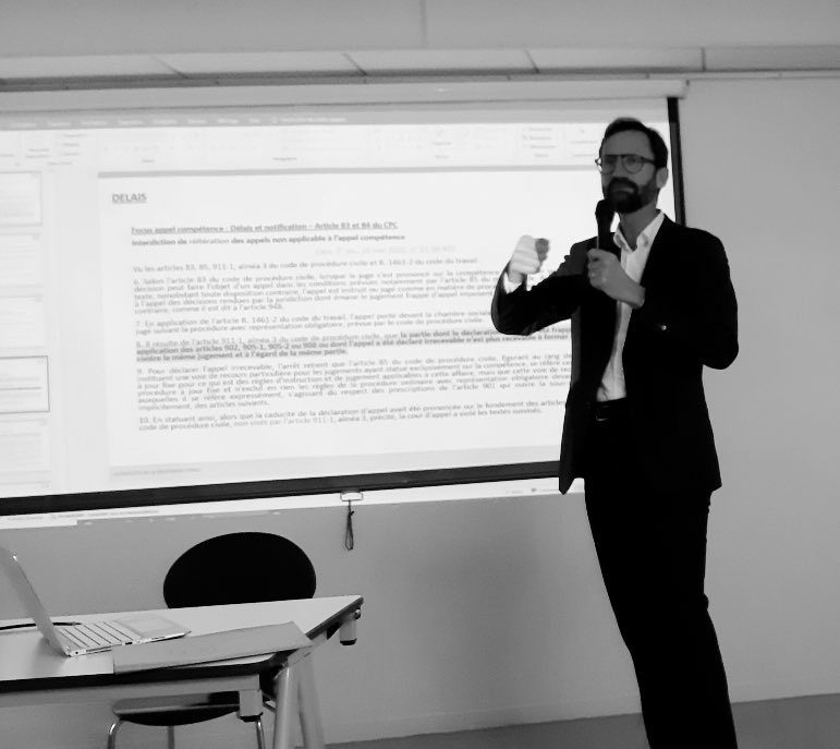 Formation à la maison de l’avocat sur la procédure d’appel avec Me Jerome Clerc du cabinet LX Avocats. 

Il y en a pour toutes les compétences à Angers aujourd’hui !

#DroitSocial #DroitDelEnfant #ProceduredAppel