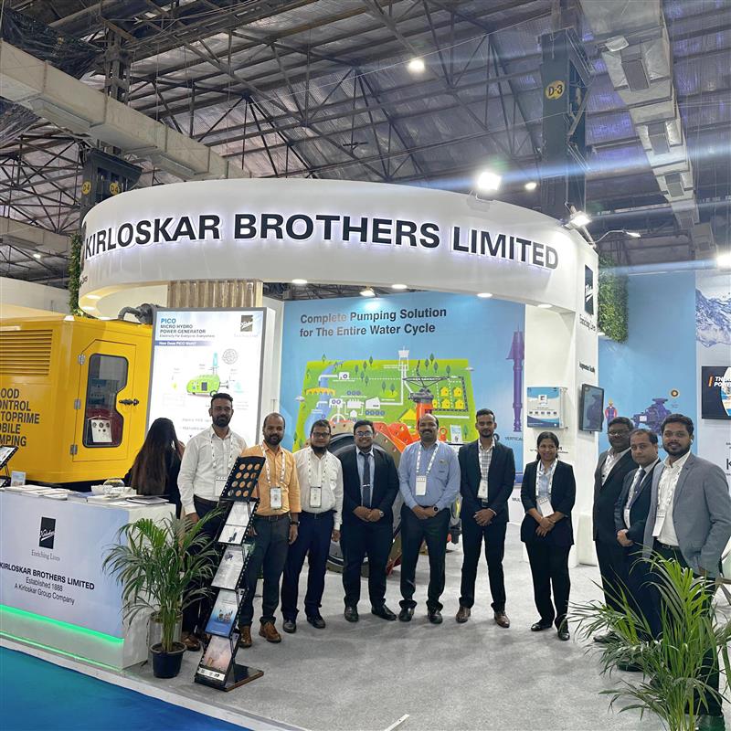 KBLPumps's tweet photo. We would like to extend our heartfelt thanks to everyone who visited our stall at IFAT India 2024! It was a pleasure to showcase our comprehensive water management solutions. 

#KirloskarBrothersLimited #KBL #IFATIndia2024 #IFAT #IFATIndia #KirloskarPumps https://t.co/orbPnt5tJ2
