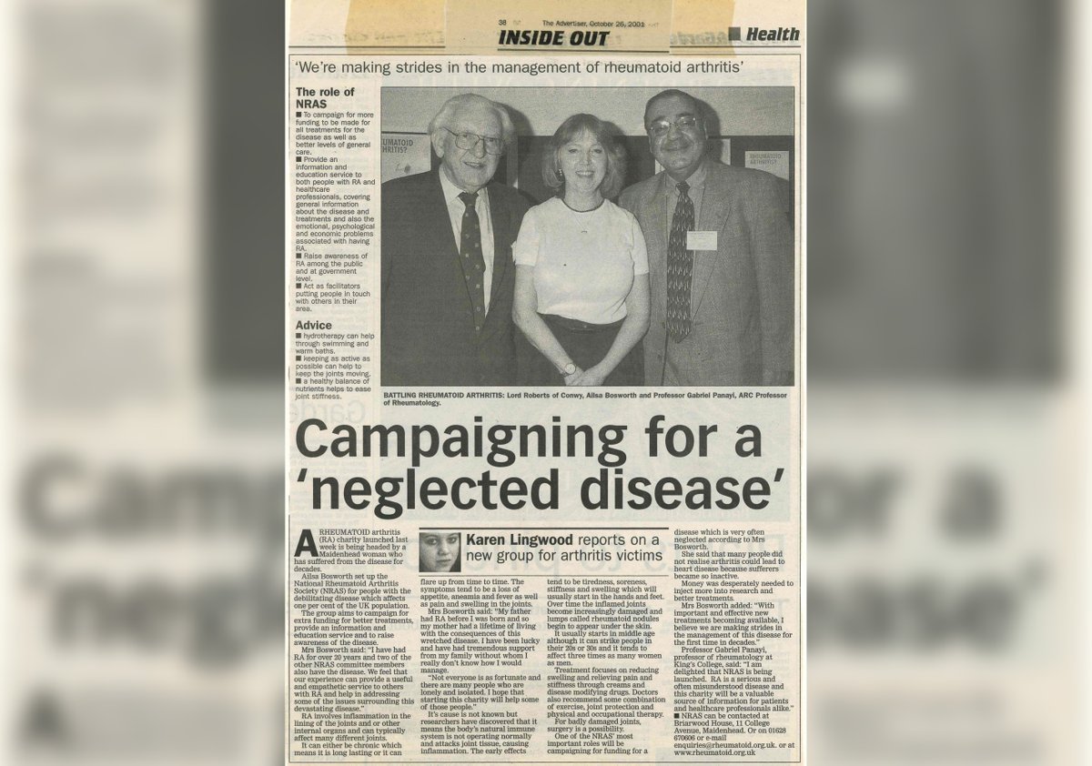 NRAS (@nras_uk) on Twitter photo It's our BIRTHDAY! 🎉🎂
NRAS was founded on this day in 2001 by <a href="/AilsaBosworth1/">Ailsa Bosworth MBE</a>. We dug into the archives for some moments from our launch event! 🥹 Swipe for the first newspaper article about our launch event. 🗞️⏩
To everyone who has made NRAS what it is today, thank you! It's our BIRTHDAY! 🎉🎂
NRAS was founded on this day in 2001 by <a href="/AilsaBosworth1/">Ailsa Bosworth MBE</a>. We dug into the archives for some moments from our launch event! 🥹 Swipe for the first newspaper article about our launch event. 🗞️⏩
To everyone who has made NRAS what it is today, thank you!