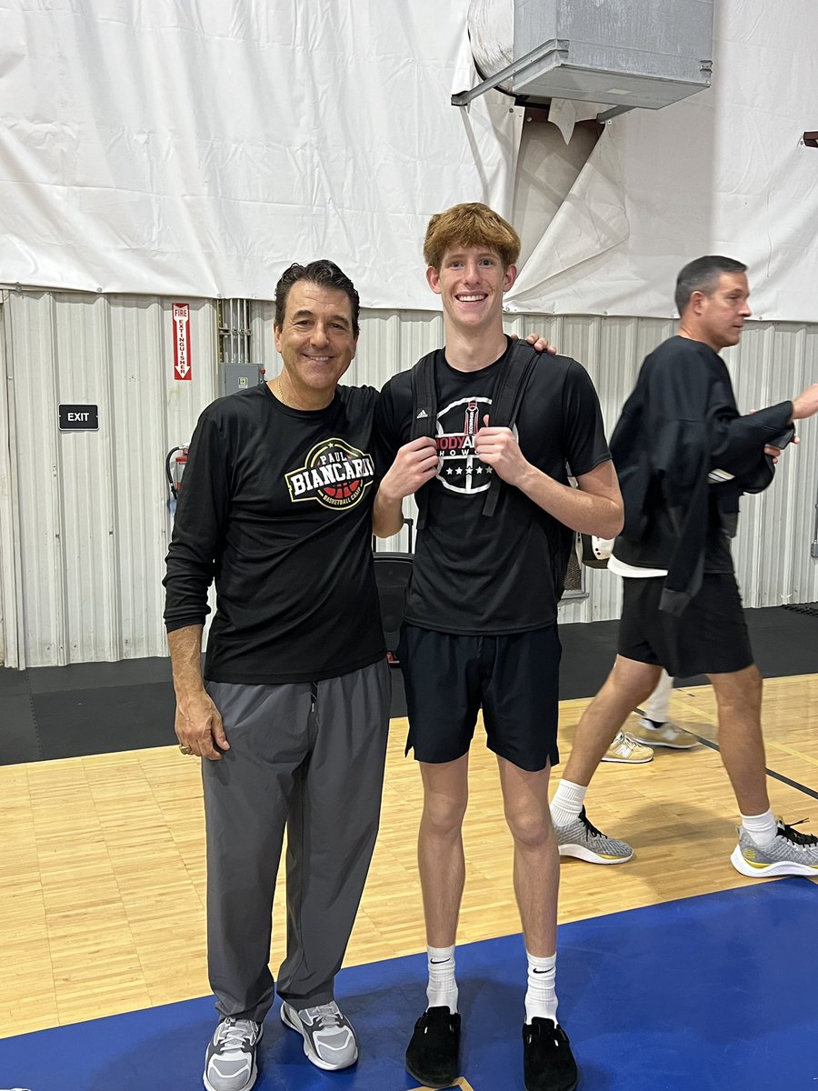 Had a good time at Paul Biancardi camp in North Carolina. Thanks for the great learning experience. I learned more about spacing and moving without the ball is and how important body language is. <a href="/PaulBiancardi/">Paul Biancardi</a>