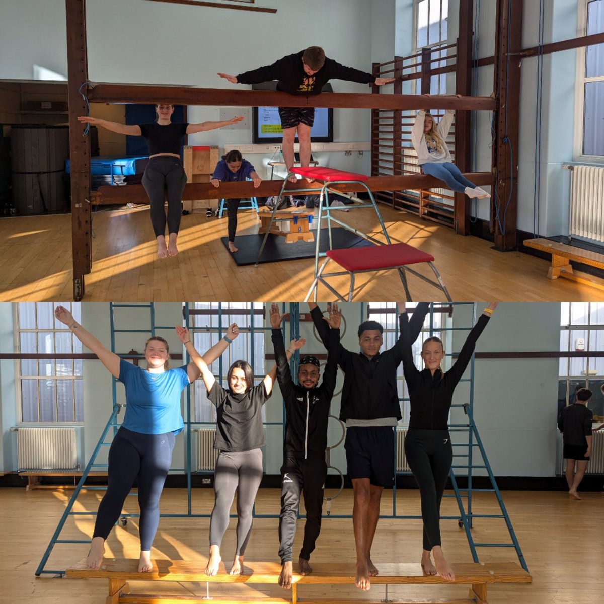 Leeds Beckett Secondary Teaching (ITE) (@lbusecondaryite) on Twitter photo So lucky to have our gym <a href="/leedsbeckett/">Leeds Beckett</a> - great to make full use of the equipment this morning with our PGCE PE students #gymnastics #wallbars So lucky to have our gym <a href="/leedsbeckett/">Leeds Beckett</a> - great to make full use of the equipment this morning with our PGCE PE students #gymnastics #wallbars