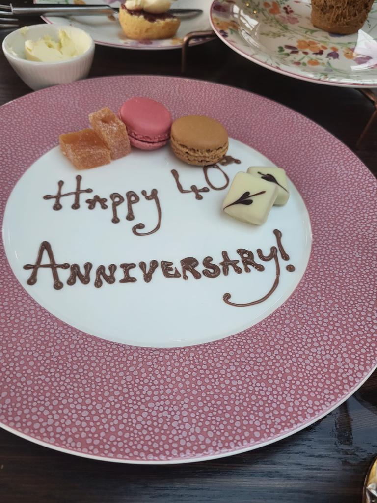 Radar_62's tweet photo. @JudyMurray Nice touch from @CromlixHotel today at our afternoon tea. 👍 was delicious https://t.co/fhxcI4lYfb