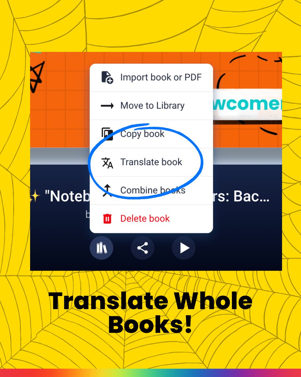 Book Creator Team (@bookcreatorapp) on Twitter photo 🚀🌍 Want to make your books accessible to even more students? Learn how to translate entire books in <a href="/BookCreatorApp/">Book Creator Team</a> and reach a global audience! 📖✨
Watch now for step-by-step guidance: hubs.la/Q02Rm18X0 🚀🌍 Want to make your books accessible to even more students? Learn how to translate entire books in <a href="/BookCreatorApp/">Book Creator Team</a> and reach a global audience! 📖✨
Watch now for step-by-step guidance: hubs.la/Q02Rm18X0