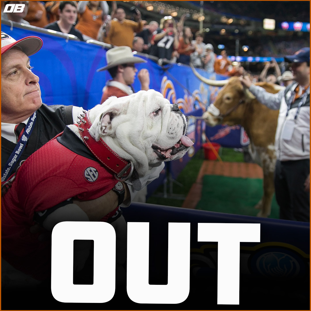 BREAKING: Georgia's Mascot Uga (Coward) is Out for the Game Tomorrow.