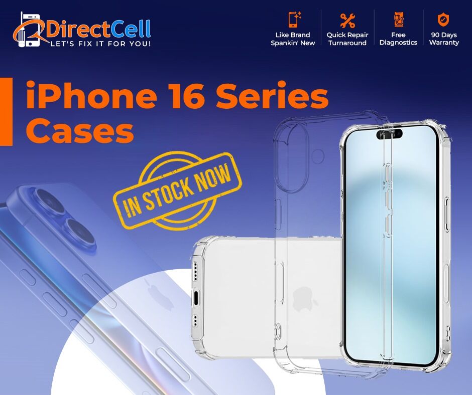 direct_cell's tweet photo. 🚨 iPhone 16 Series Cases are HERE at DirectCell! 🚨

🌟 Protect your brand-new iPhone 16 with our sleek, durable cases that offer premium protection and style. 💪✨

🛍️ In stock NOW! Limited supply, so don't miss out!

Learn more @ https://t.co/gaMKhEmc2j

#iPhone16 #PhoneCases https://t.co/593v9KYFxz