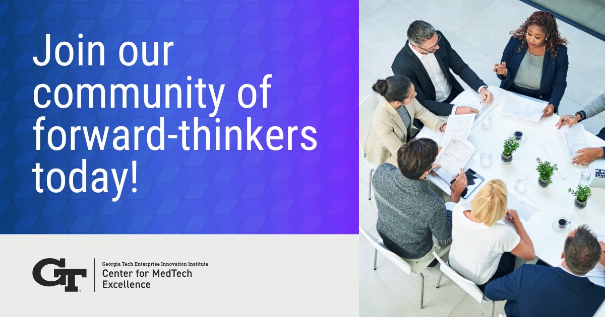 We’re empowering life science innovators to transform their research into market-ready solutions. Groundbreaking diagnostics, cutting-edge medical devices, &amp; life-saving therapeutics–we’re here to help!

medtech.gatech.edu 

#MedTech #LifeSciences #ResearchToMarket