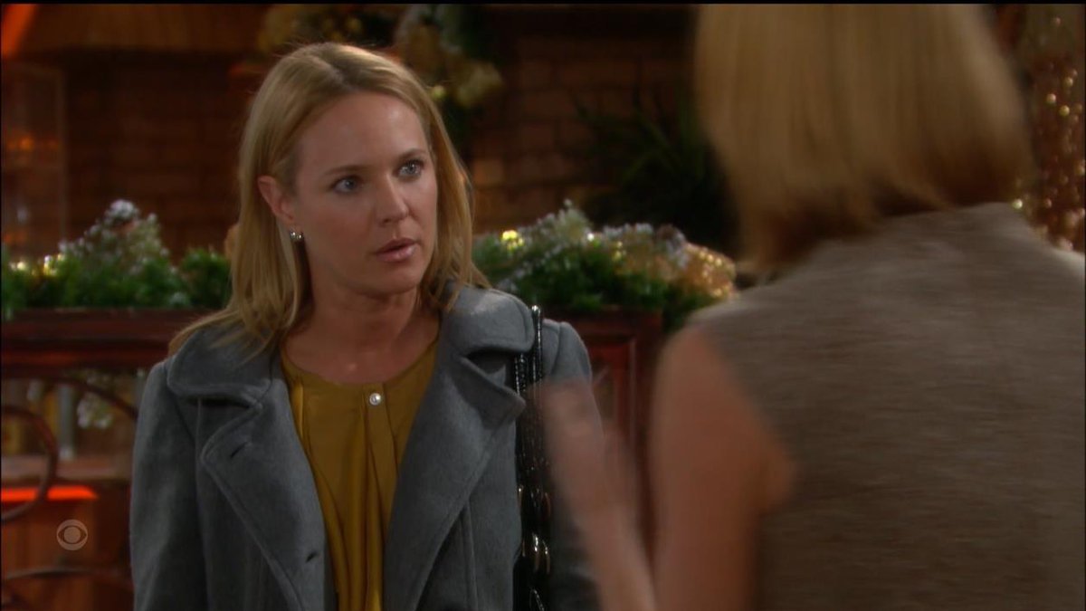 KingMinos777's tweet photo. [Flashback]
Sharon to Phyllis: "It sounds like you're giving me permission to be upset at you...that's funny, I don't remember giving you permission to sleep with my husband!" 

#YR #Red30 https://t.co/xzFJyqkMOC