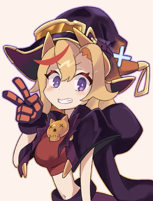 イタズラの大精霊  ハロプレマ見ると意外とでっk…帽子がね#OCGファンアート #遊戯王OCG 