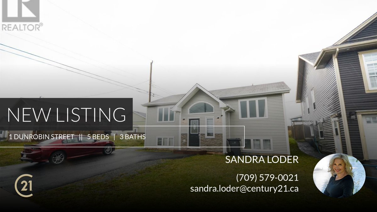 SandraLoder's tweet image. 📍 New Listing 📍 Take a look at this fantastic new property that just hit the market located at 1 Dunrobin Street in Mount Pearl. Reach out here or at (709) 579-0021 for more information!

Listed by Mark Fagan Century 21

Sandra L... homeforsale.at/1_DUNROBIN_STR…