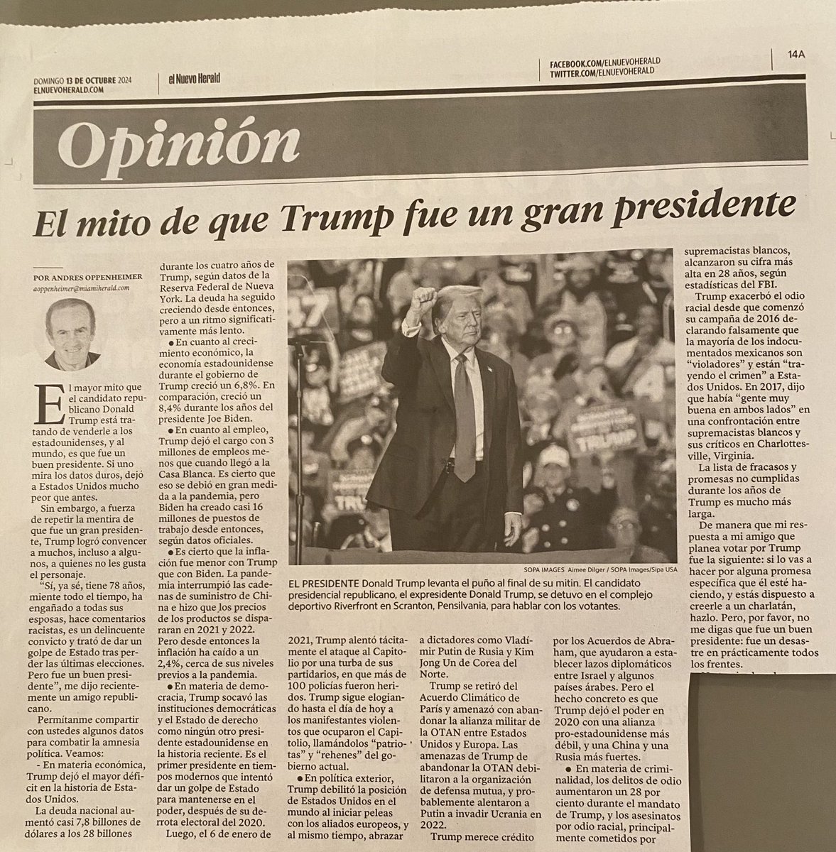 Usted cree que Trump fue un buen presidente? Por si no lo vieron, acá van los datos de su gestión (no el relato).