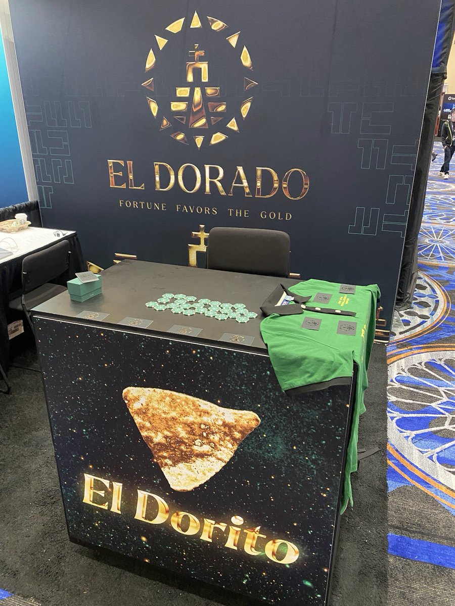 This was our booth at <a href="/RareEvo/">Rare Evo: A Blockchain Event</a> in Las Vegas and not a single person asked us why