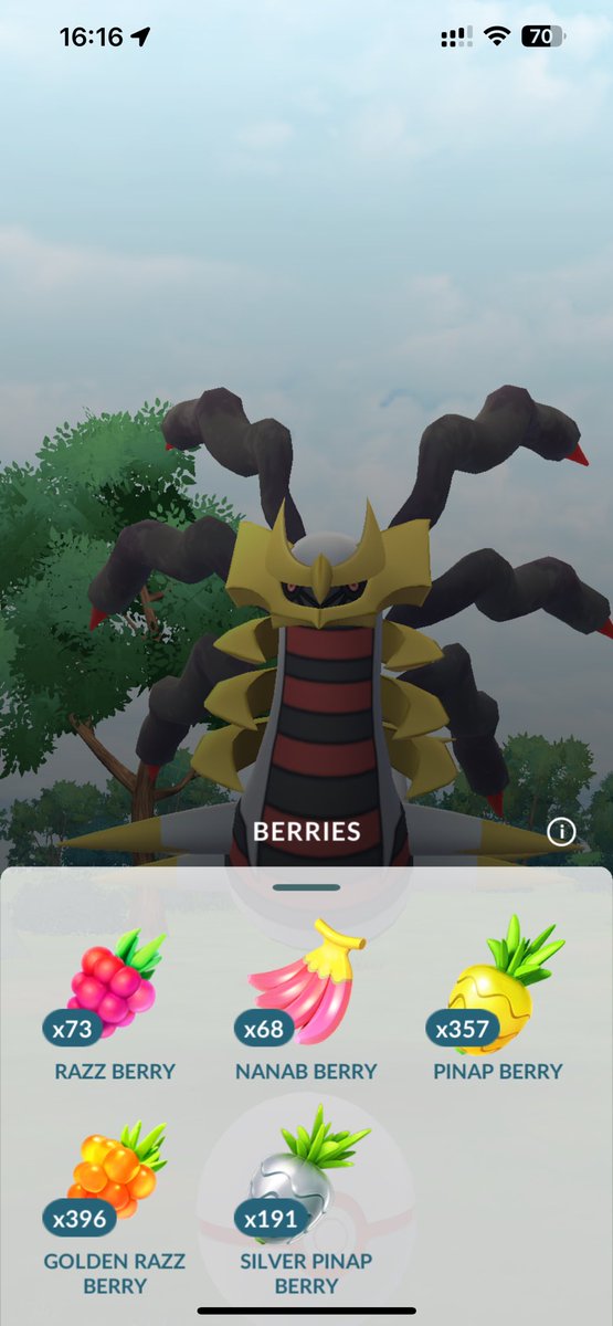 RyanMind's tweet photo. @NianticLabs 👏🏼 👏🏼 

Love the new Berry tray. https://t.co/S7Kx9sRZPq