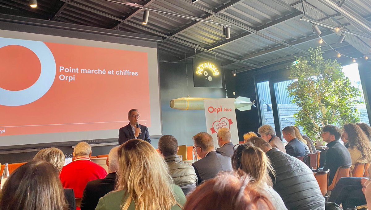 ORPI_TREGORIMMO's tweet photo. Retour sur la convention du GIE ORPI Bretagne Pays de Loire  avec + de 150 collaborateurs réunis pour échanger sur l’actualité immobilière, en présence de Guillaume Martinaud Président d'#Orpi France. @orpi #immobilier #Bretagne https://t.co/07Iu87Rcdv
