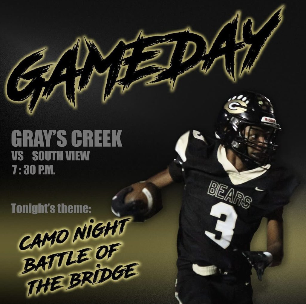 Game day. 7:30 kickoff. Let’s get it!!!