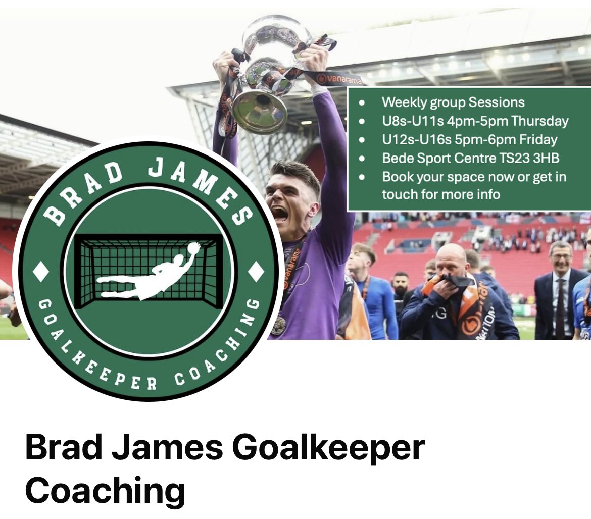 Outstanding opportunity to access goalkeeper training with local goalkeeping legend Brad James:

facebook.com/share/saffySnz…

Please share. 😀

<a href="/NorthfieldSSP/">Stockton SSP</a>
<a href="/HartlepoolSGO/">HartlepoolSGO</a> 
<a href="/HartlepoolSport/">Hartlepool Sport</a>
<a href="/HUFC_HGT/">Her Game Too HUFC</a>
