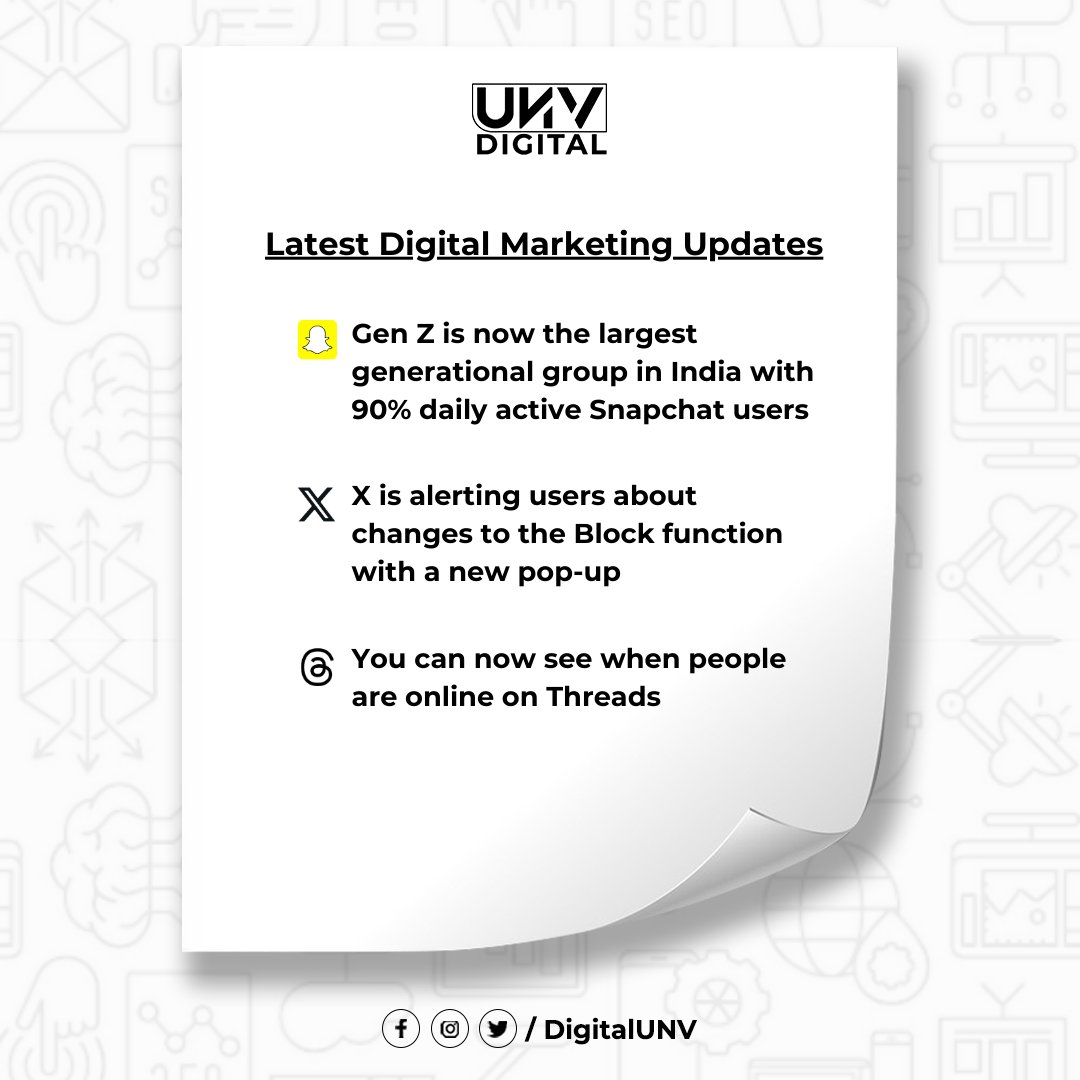 DigitalUNV's tweet photo. Latest from the world of Digital Marketing and Technology!

Stay tuned for the next dose of Updates!

#DigitalMarketing #TechTrends #MarketingUpdates #MarketingInsights #DigitalTransformation #TechNews #MarketingStrategy #Innovation #FutureOfTech  #DigitalMarketingTrends #MarTech https://t.co/RGftcfxAFN