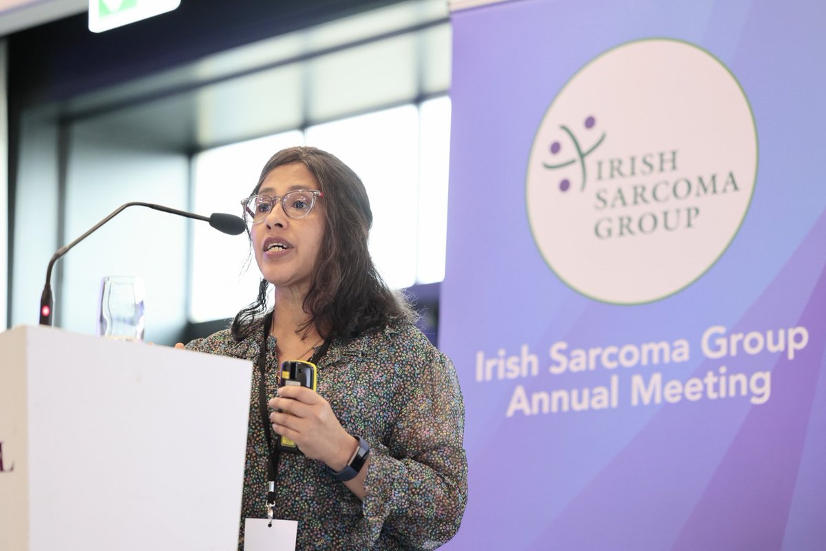 Irish Sarcoma Group (@irishsarcoma) on Twitter photo Aisha Miah eloquently presenting the rationale for altered radiotherapy fractional schedules in soft tissue sarcoma..
For now hypofractionated pre-op RT should not be standard of care but trials in planning <a href="/ctosociety/">CTOS</a> <a href="/aisha_miah/">Aisha Miah 💙</a> <a href="/TheBSG_UK/">British Sarcoma Group</a> Aisha Miah eloquently presenting the rationale for altered radiotherapy fractional schedules in soft tissue sarcoma..
For now hypofractionated pre-op RT should not be standard of care but trials in planning <a href="/ctosociety/">CTOS</a> <a href="/aisha_miah/">Aisha Miah 💙</a> <a href="/TheBSG_UK/">British Sarcoma Group</a>